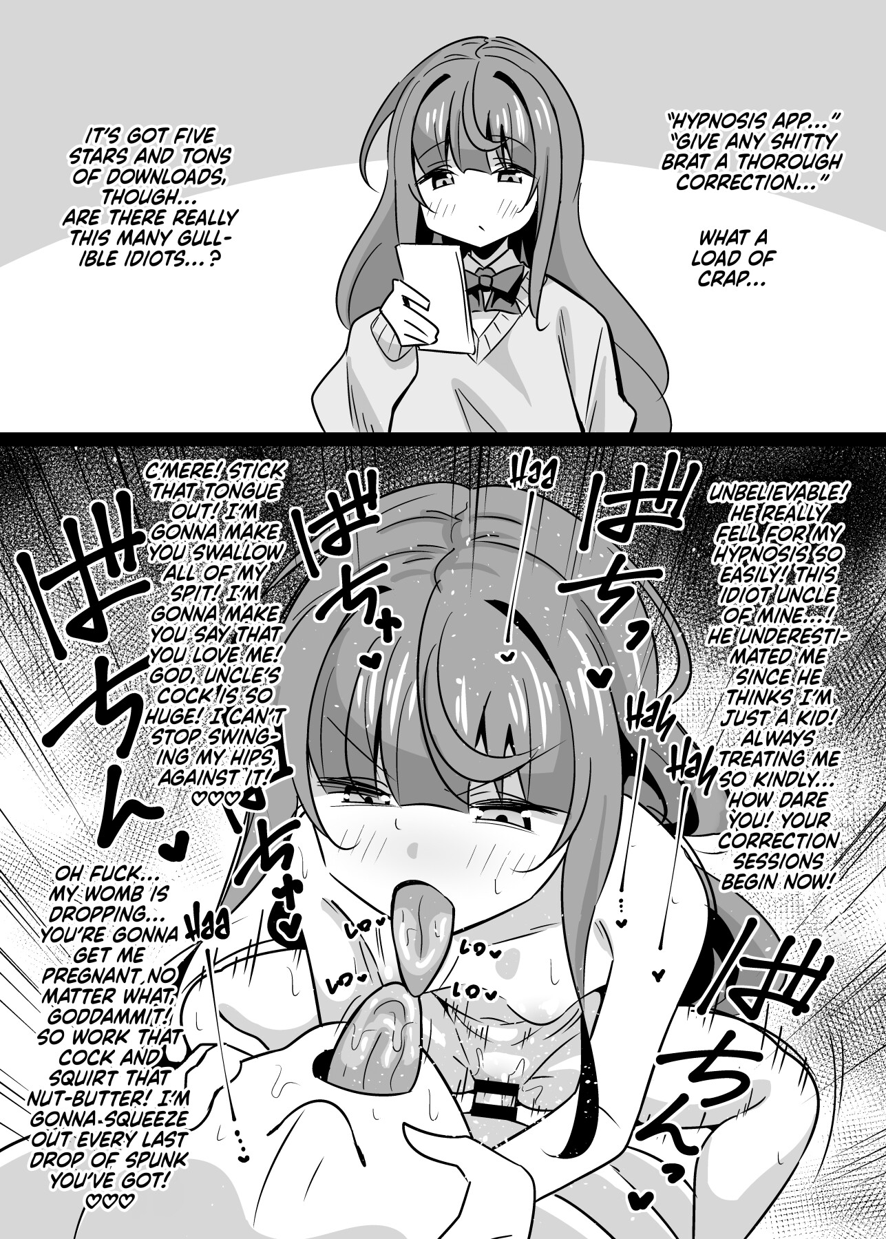 Hentai Manga Comic-Uncle Hypnosis - A Naughty Niece Uses Her Oblivious Uncle As Her Personal Meat Dildo-Read-26